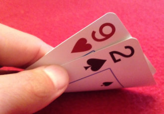 invisible ink marked cards